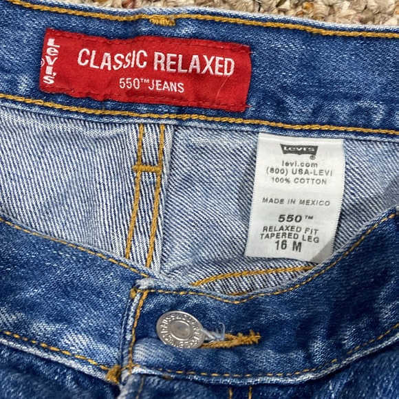 Levi's 550 Classic Relaxed Blue Jeans 2003 Vintage - Picture 2 of 11